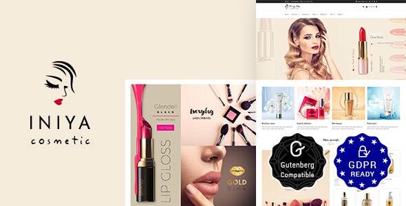 Iniya - Beauty Store, Cosmetic Theme