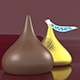 Hersheys Kisses Brown Milk Choclate - 3DOcean Item for Sale