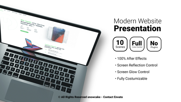 Modern Website Presentation