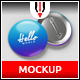 Pin Badge Mockup - GraphicRiver Item for Sale
