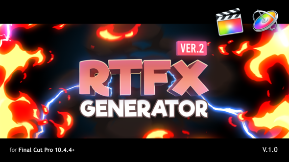 RTFX Generator for Final Cut Pro X & Apple Motion