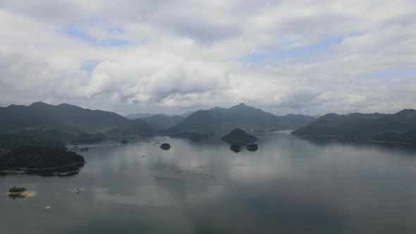 Aerial Thousand Island Lake,