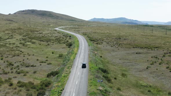 Highway In A Mountainous Area