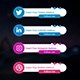 8 Amazing Circle Social Media Lower Thirds - VideoHive Item for Sale