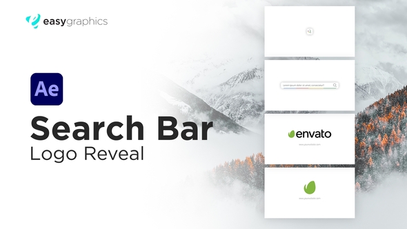 Search Bar Logo Reveal