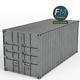 Closed shipping container - 3DOcean Item for Sale