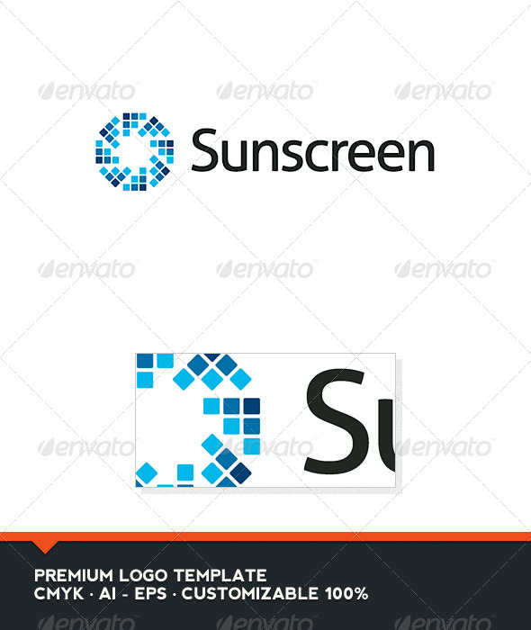Sunscreen Logo Template