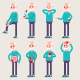 Injuries To Bones And Internal Organs Vector Cartoon Illustration - GraphicRiver Item for Sale