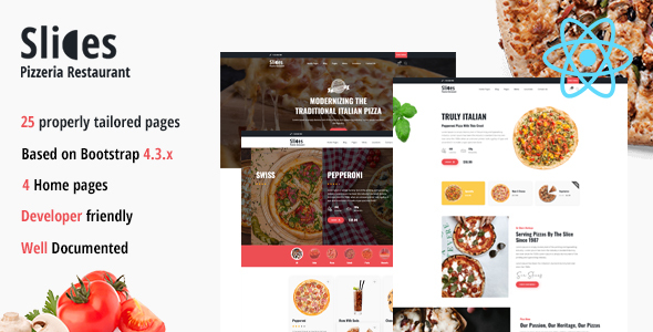 Slices - Pizzeria React Template