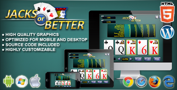 Poker wideo Jacks or Better - gra kasynowa HTML5