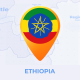Ethiopia Map - Federal Democratic Republic of Ethiopia Travel Map - VideoHive Item for Sale