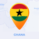 Ghana Map - Republic of Ghana Travel Map - VideoHive Item for Sale