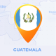 Guatemala Map - Republic of Guatemala Travel Map - VideoHive Item for Sale