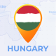Hungary Map - Hungary Travel Map - VideoHive Item for Sale