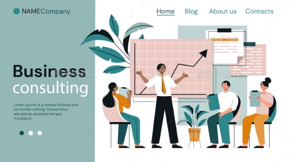 Business Consulting Page Template