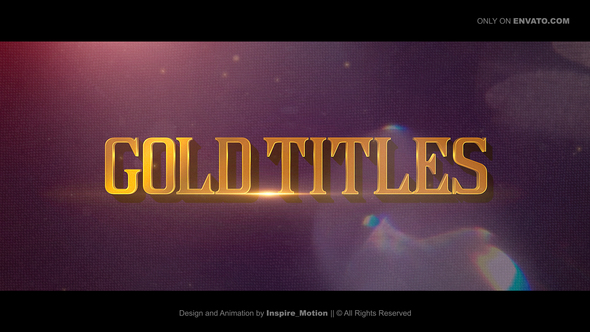Gold Titles |  Epical Trailer alt