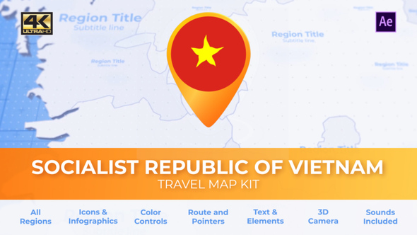 Vietnam Map - Socialist Republic of Vietnam Travel Map
