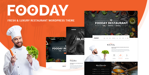 Fooday - Fresh & Luxury Restaurant WordPress Theme