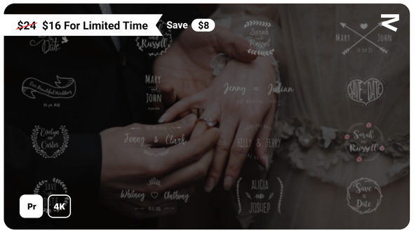 Wedding Titles 2 | Adobe Premiere Pro
