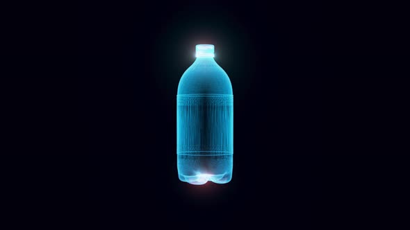 Big Soda Bottle Hologram 4k alt
