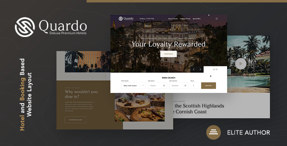 Quardo | Deluxe Premium Hotels HTML Template
