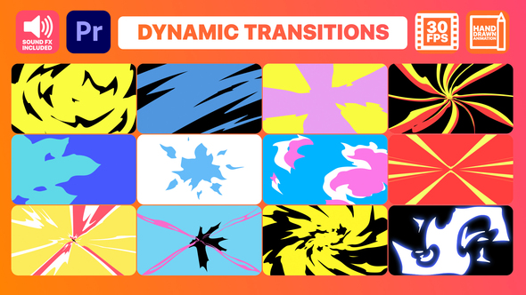 Dynamic Transitions | Premiere Pro MOGRT