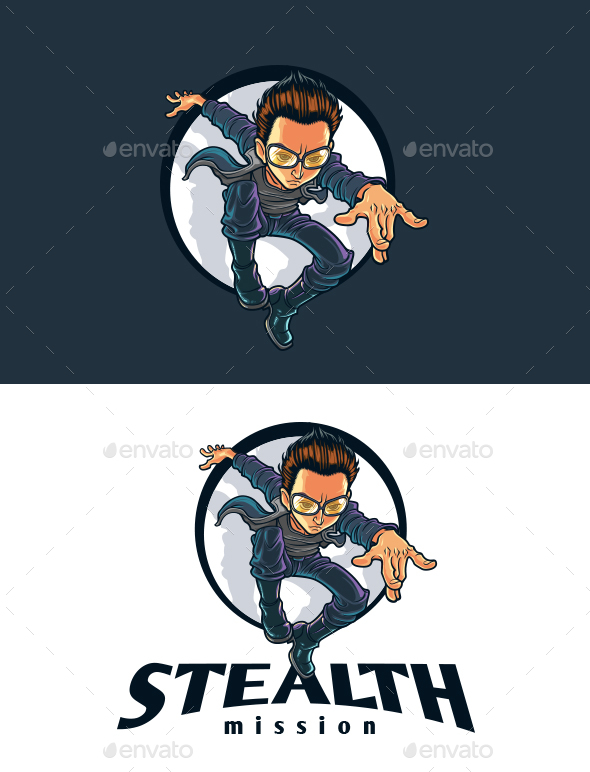 Stealth Agent Mascot Logo