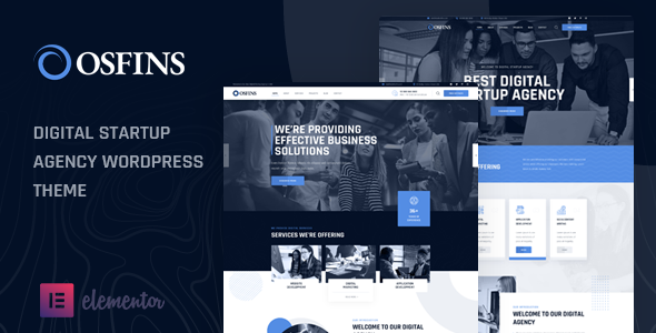 Osfins - Digital Startup Agency WordPress Theme
