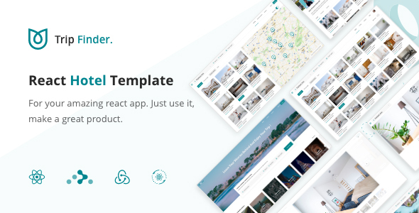 TripFinder - React Hotel Listing Template