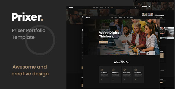 Prixer Creative Portfolio HTML Template