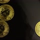 Rotating shot of Bitcoins (digital cryptocurrency) - BITCOIN 0044 - VideoHive Item for Sale