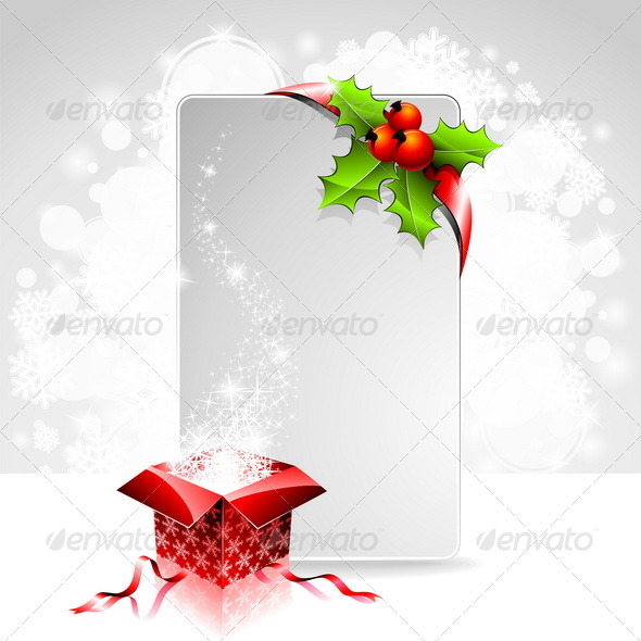 Vector Holiday Illustration on a Christmas Theme