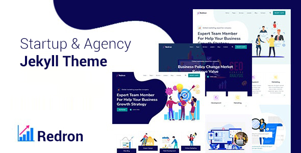 Redron - Startup & Agency Bootstrap 5 Jekyll Theme