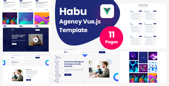 Habu  - Agency Vuejs Template