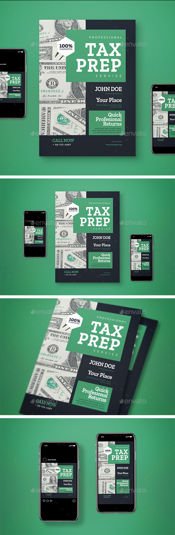 Tax Prep Flyer Pack