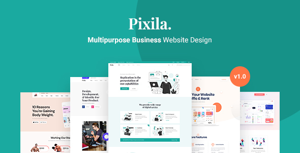 Pixila - Creative Multipurpose XD Template