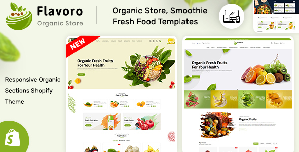 Flavoro - Organic Food Shopify Store