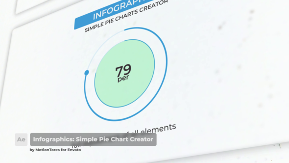 Infographics: Simple Pie Chart Creator \ After Effects alt