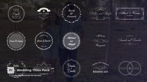 Wedding Titles \ Premiere Pro