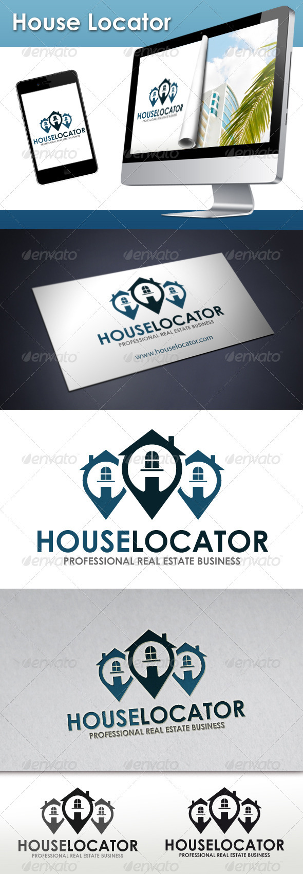 Real Estate Locator Logo