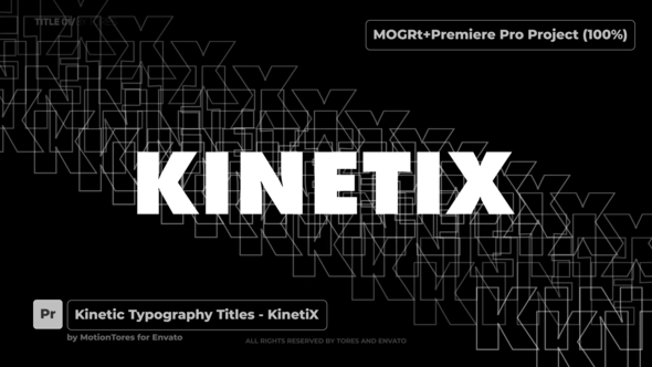 Kinetic Typography Titles - KinetiX \ Premiere Pro