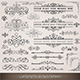 Calligraphic elements and page decoration  - GraphicRiver Item for Sale