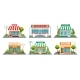 Shops Fronts on Street - GraphicRiver Item for Sale