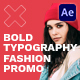 Bold Typography Fashion Promo - VideoHive Item for Sale