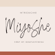 Miyoshe - The Natural Signature Font - GraphicRiver Item for Sale