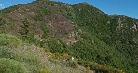 Col de l'Asclier, Cevennes, Gard, France