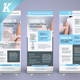 Covid-19 Vaccination Roll-up Banner Templates - GraphicRiver Item for Sale