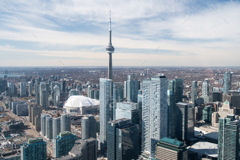 Aerial view of Toronto city skyline, Canada / Photodune, Misc