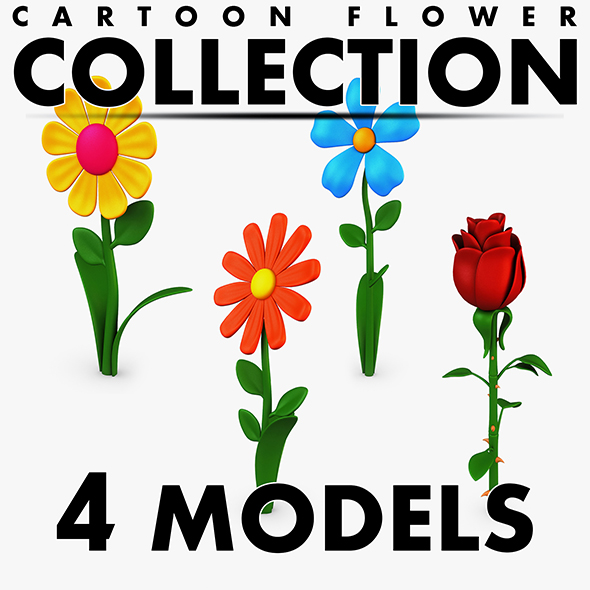 Cartoon Flower Collection volume 1