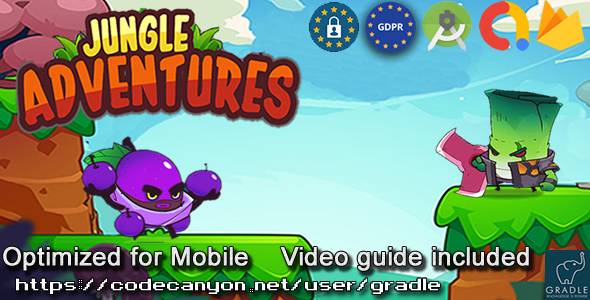 Jungle Adventure (Admob + GDPR + Android Studio)